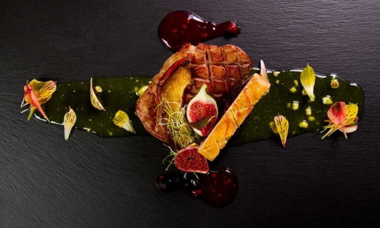 Alta Gastronomia, prato de alta gastronomia empratado nos mínimos detalhes.