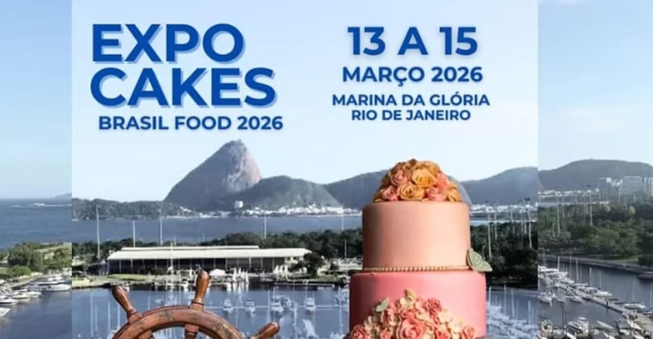 expo cakes Brasil acontecerá de 13 a 15 de março de 2026.