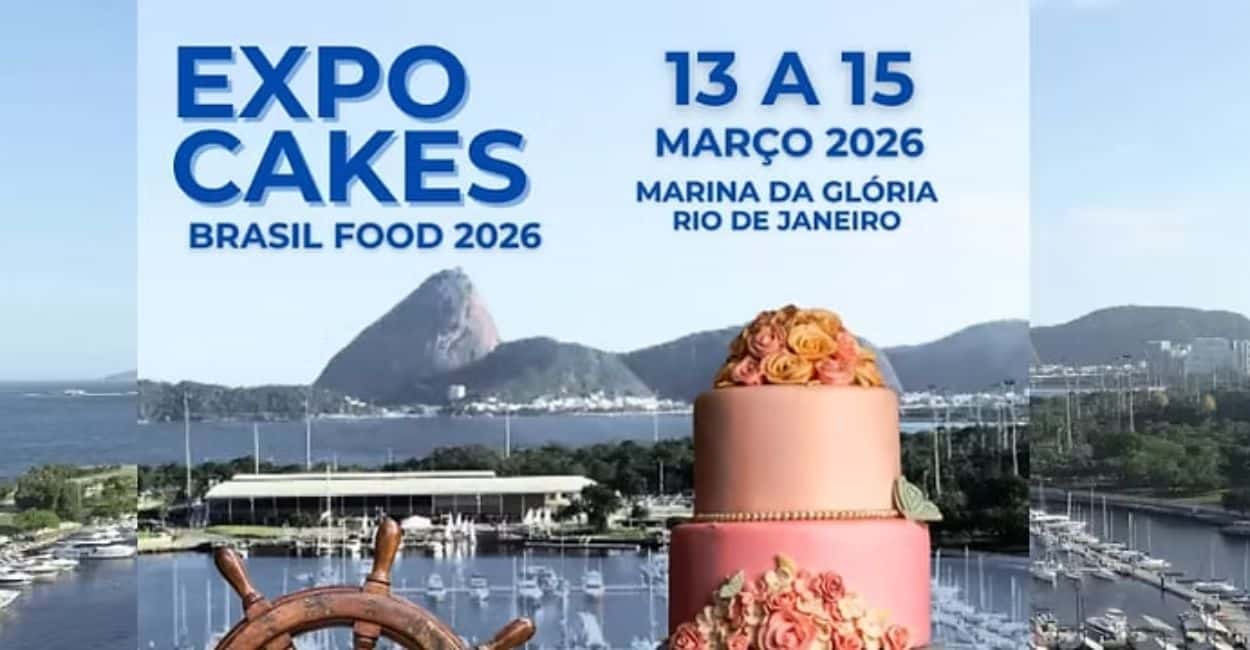 expo cakes Brasil acontecerá de 13 a 15 de março de 2026.